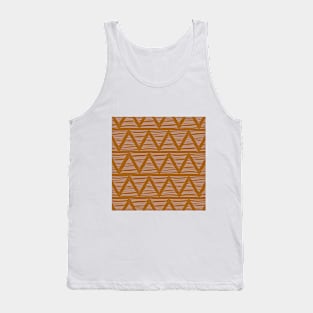 African Terracotta Pattern Boho Vintage Tank Top